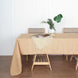 60"x126" Natural Linen Rectangular Tablecloth | Slubby Textured Wrinkle Resistant Tablecloth