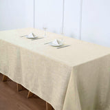 Beige Seamless Rectangular Tablecloth: The Perfect Choice
