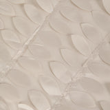 120inch Beige 3D Leaf Petal Taffeta Fabric Round Tablecloth#whtbkgd