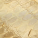 54inch Champagne 3D Leaf Petal Taffeta Fabric Square Table Overlay
