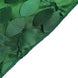 54inch Green 3D Leaf Petal Taffeta Fabric Square Tablecloth