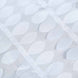54inch White 3D Leaf Petal Taffeta Fabric Square Tablecloth#whtbkgd