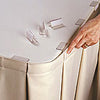 12 PCS 0.4" Adjustable Large Plastic Table Skirt Clips