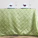 90" x 132" Apple Green Taffeta Pintuck Rectangular Tablecloth