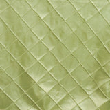 Apple Green Pintuck Tablecloth 90x132"#whtbkgd