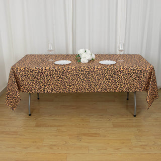 Vibrant and Fun Animal Safari Zoo Theme Tablecloth