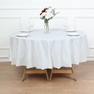 Add Elegance to Your Event with a White Waterproof Plastic Tablecloth