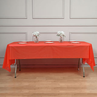 Make a Statement with a Red Waterproof Plastic Tablecloth