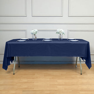 Versatile and Reliable Navy Blue Tablecloth for Any Occasion