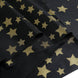 108inch Stars Sprinkled Plastic Tablecloth, Waterproof Rectangle Disposable Tablecloth Black/Gold#whtbkgd