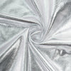 6FT Metallic Silver Rectangular Stretch Spandex Table Cover