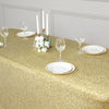 6ft Champagne Metallic Shimmer Tinsel Spandex Table Cover, Rectangular Fitted Tablecloth