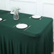 6ft Hunter Emerald Green Wavy Spandex Fitted Rectangle 1-Piece Tablecloth Table Skirt