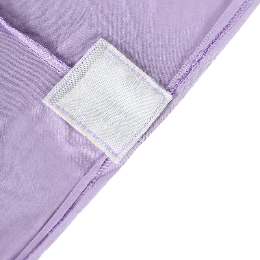 6ft Lavender Lilac Spandex Stretch Fitted Rectangular Tablecloth
