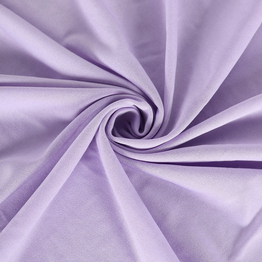 6ft Lavender Lilac Spandex Stretch Fitted Rectangular Tablecloth#whtbkgd