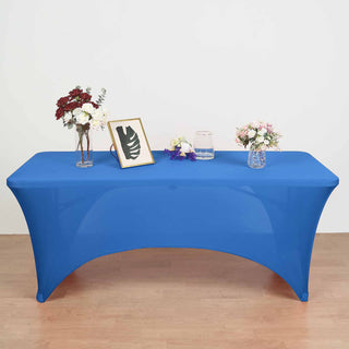 The Perfect Shade of Blue: Royal Blue Open Back Stretch Spandex Table Cover