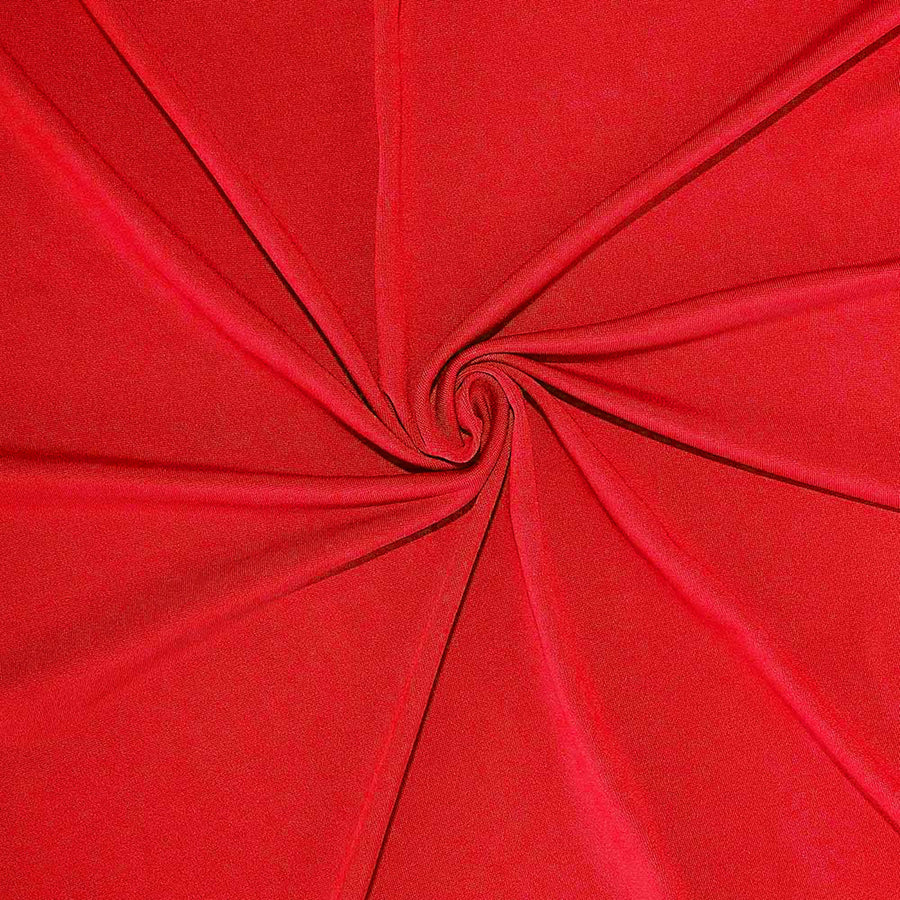 6ft Red Spandex Stretch Fitted Rectangular Tablecloth#whtbkgd