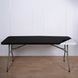 6FT Black Rectangular Stretch Spandex Table Top Cover