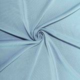 8FT Dusty Blue Rectangular Stretch Spandex Tablecloth#whtbkgd