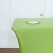 8FT Apple Green Rectangular Stretch Spandex Tablecloth