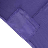 8FT Purple Rectangular Stretch Spandex Tablecloth