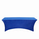 8FT Royal Blue Rectangular Stretch Spandex Tablecloth