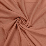 Terracotta (Rust) Stretch Spandex Rectangle Tablecloth 8ft Wrinkle Free Fitted Table#whtbkgd