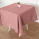 54" Dusty Rose Square Seamless Polyester Tablecloth