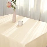 Beige Polyester Square Tablecloth 54"x54"