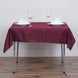 54" Burgundy Square Polyester Tablecloth