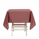 Cinnamon Rose Polyester Square Tablecloth 54"x54"