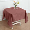 54inch Cinnamon Rose Polyester Square Tablecloth