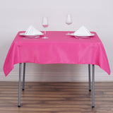 Fuchsia Polyester Square Tablecloth 54"x54"