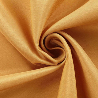 Enhance Your Table Decor with the 54"x54" Gold Square Seamless Polyester Table Overlay