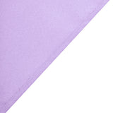 Lavender Lilac Polyester Square Tablecloth, 54x54 Inch Table Overlay