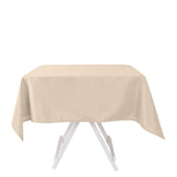 54inch Nude Polyester Square Tablecloth