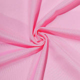Pink Polyester Square Tablecloth 54"x54"#whtbkgd