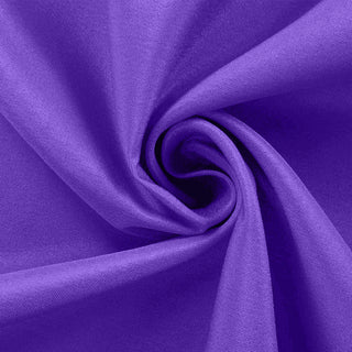 Enhance Your Event Décor with the 54"x54" Purple Square Seamless Polyester Table Overlay