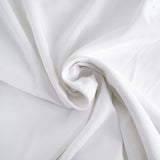 White Polyester Square Tablecloth 54"x54"#whtbkgd