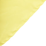 Yellow Polyester Square Tablecloth 54"x54"