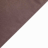 Chocolate Polyester Square Tablecloth 70"x70"