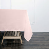 Blush Polyester Square Tablecloth 70"x70"