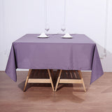 70inch Violet Amethyst Square Polyester Tablecloth