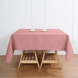 Dusty Rose Polyester Square Tablecloth 70"x70"