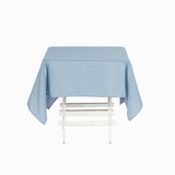 Dusty Blue Polyester Square Tablecloth 70"x70"