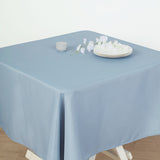 Dusty Blue Polyester Square Tablecloth 70"x70"