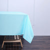 70inch Blue Square Polyester Tablecloth