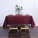 70 inch Burgundy Square Polyester Tablecloth