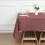 70inch Cinnamon Rose Polyester Square Tablecloth