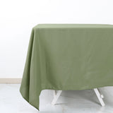 70inch Eucalyptus Sage Green Polyester Square Tablecloth